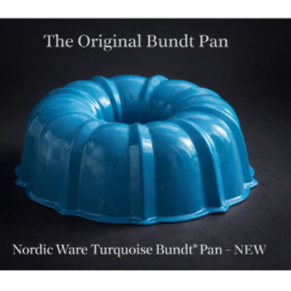 Nordic Ware Bundt® Pan - Turquoise Blue NEW + Recipe (12.5 Cup)